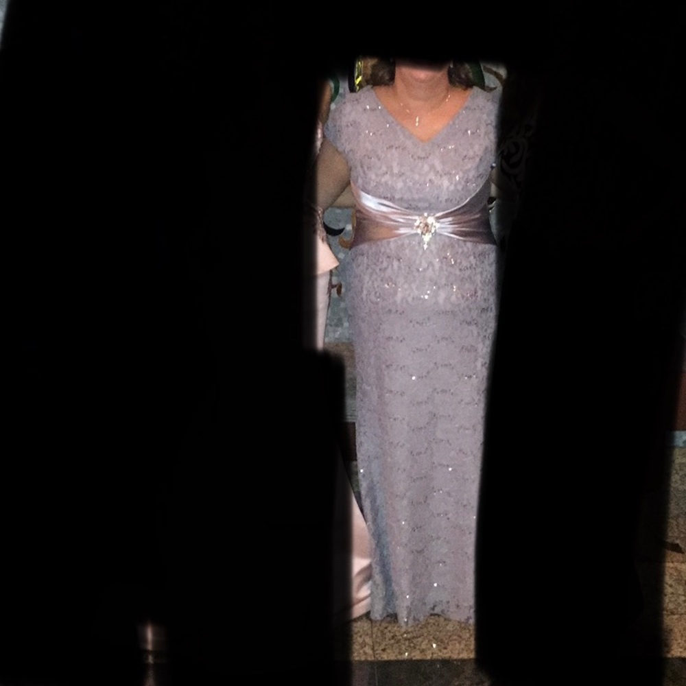 Plus size evening dress